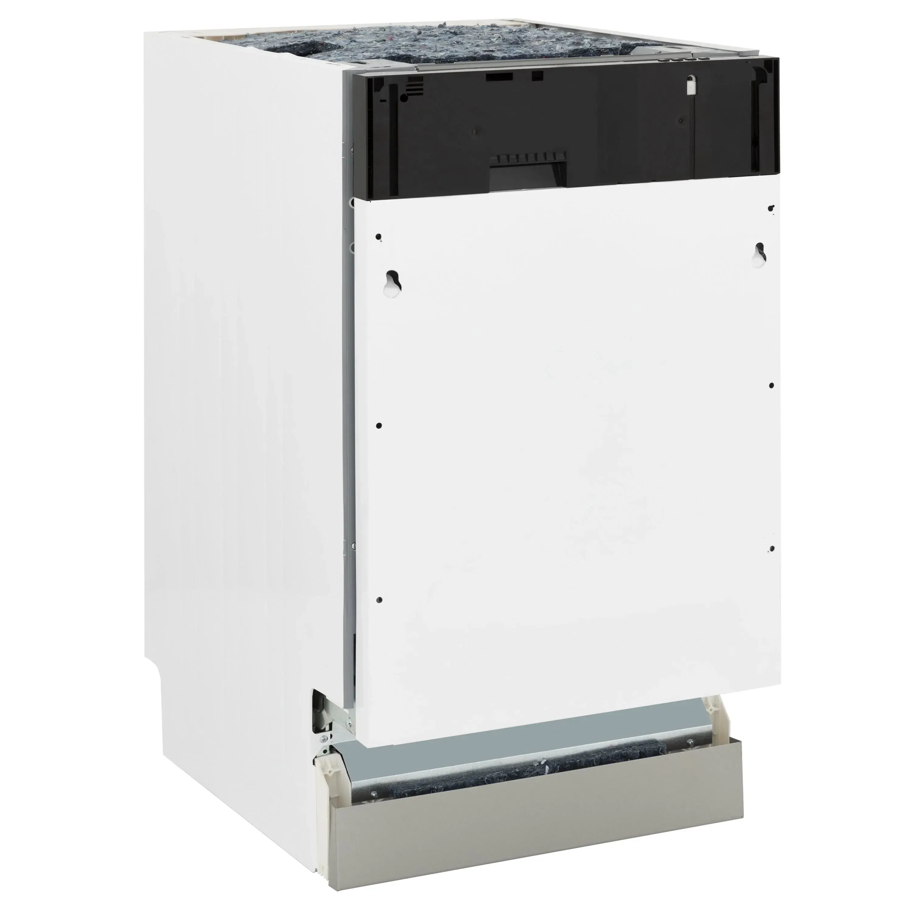 ZLINE 18 Tallac Series 3rd Rack Top Control Dishwasher in Unfinished Wood with Stainless Steel Tub, 51dBa (DWV-UF-18)