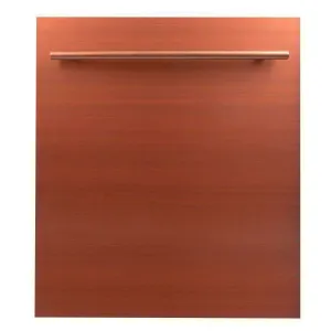 ZLINE 24-Inch Dishwasher in Copper Finish with Stainless Steel Tub and Modern Style Handle (DW-C-24)