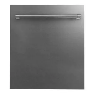 ZLINE 24-Inch Dishwasher in DuraSnow Stainless Steel with Traditional Handle (DW-SN-H-24)