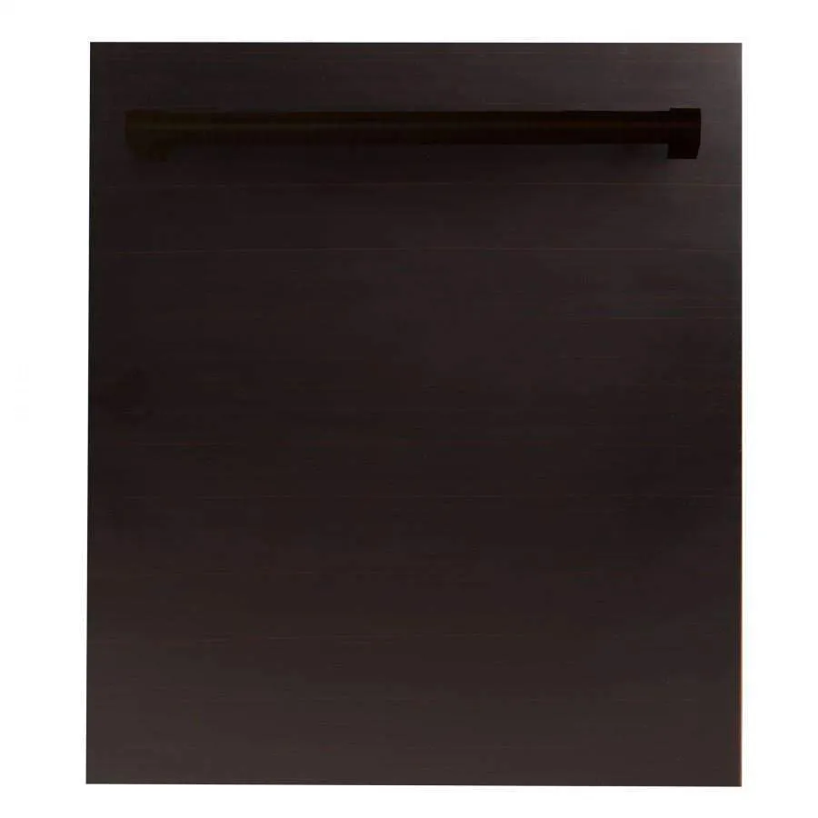 ZLINE 24-Inch Dishwasher in Oil-Rubbed Bronze with Traditional Handle (DW-ORB-H-24)