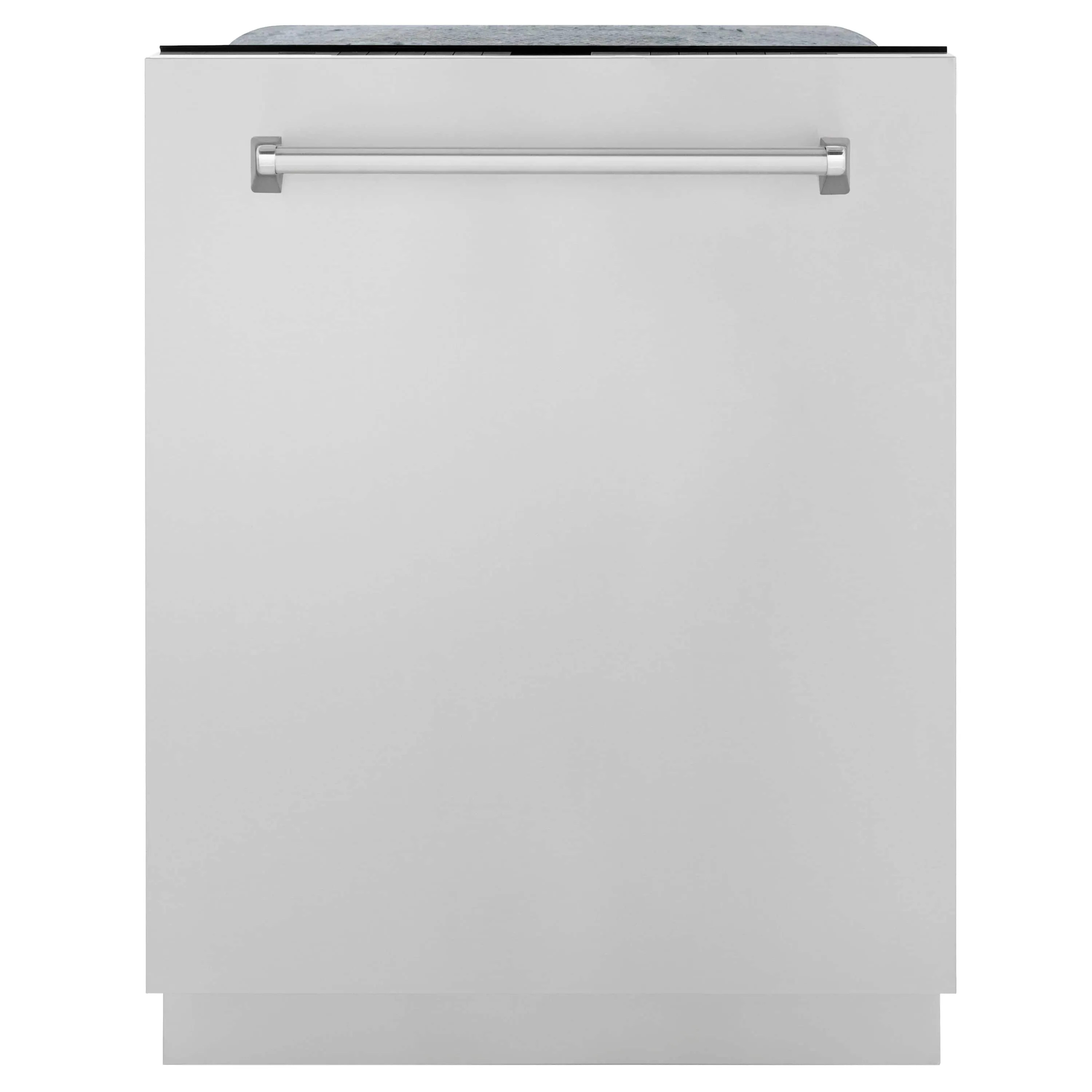 ZLINE 24-Inch Monument Series 3rd Rack Top Touch Control Dishwasher in DuraSnow Stainless Steel with Stainless Steel Tub, 45dBa (DWMT-SN-24)