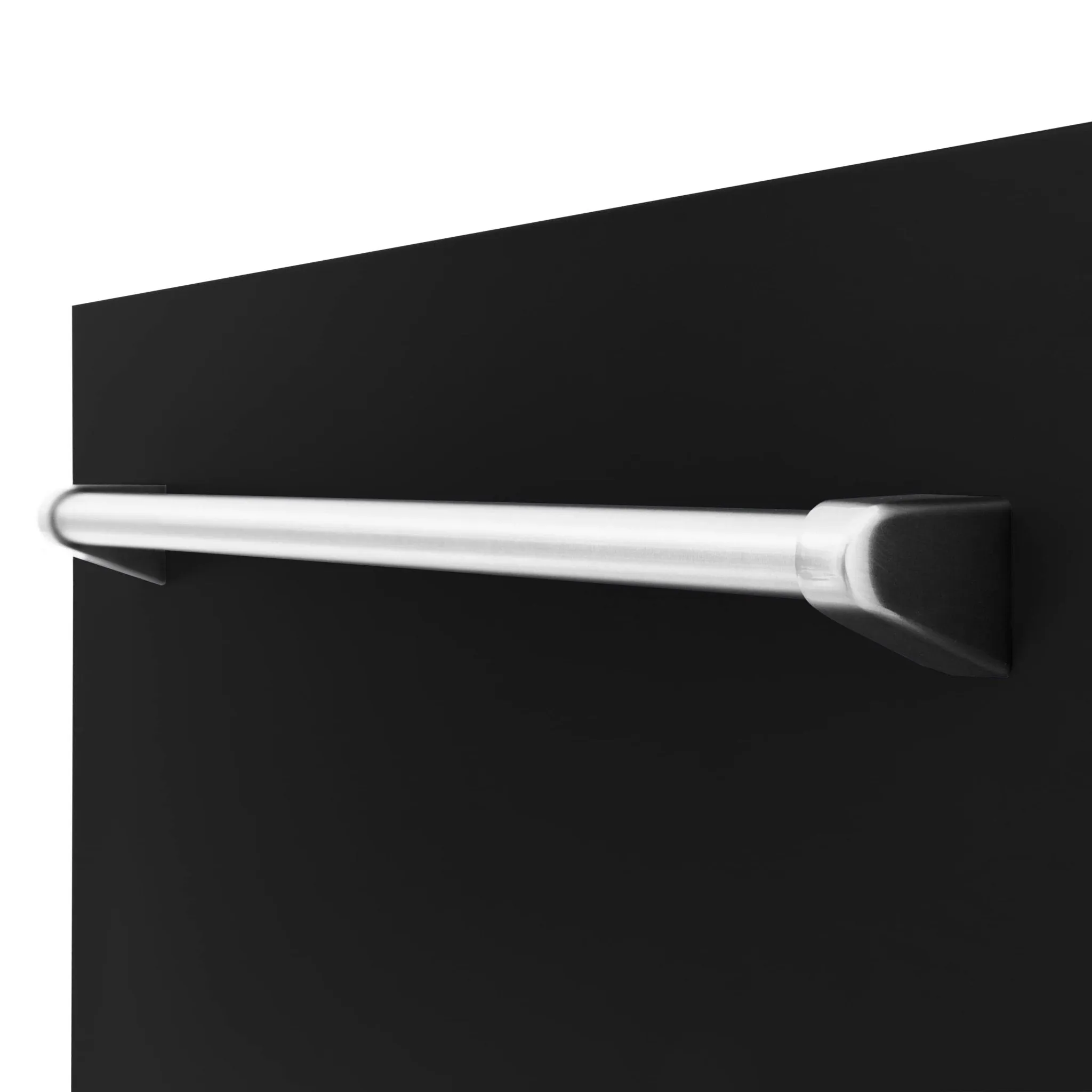 ZLINE 24-Inch Tallac Series 3rd Rack Dishwasher in Black Matte with Stainless Steel Tub, 51dBa (DWV-BLM-24)