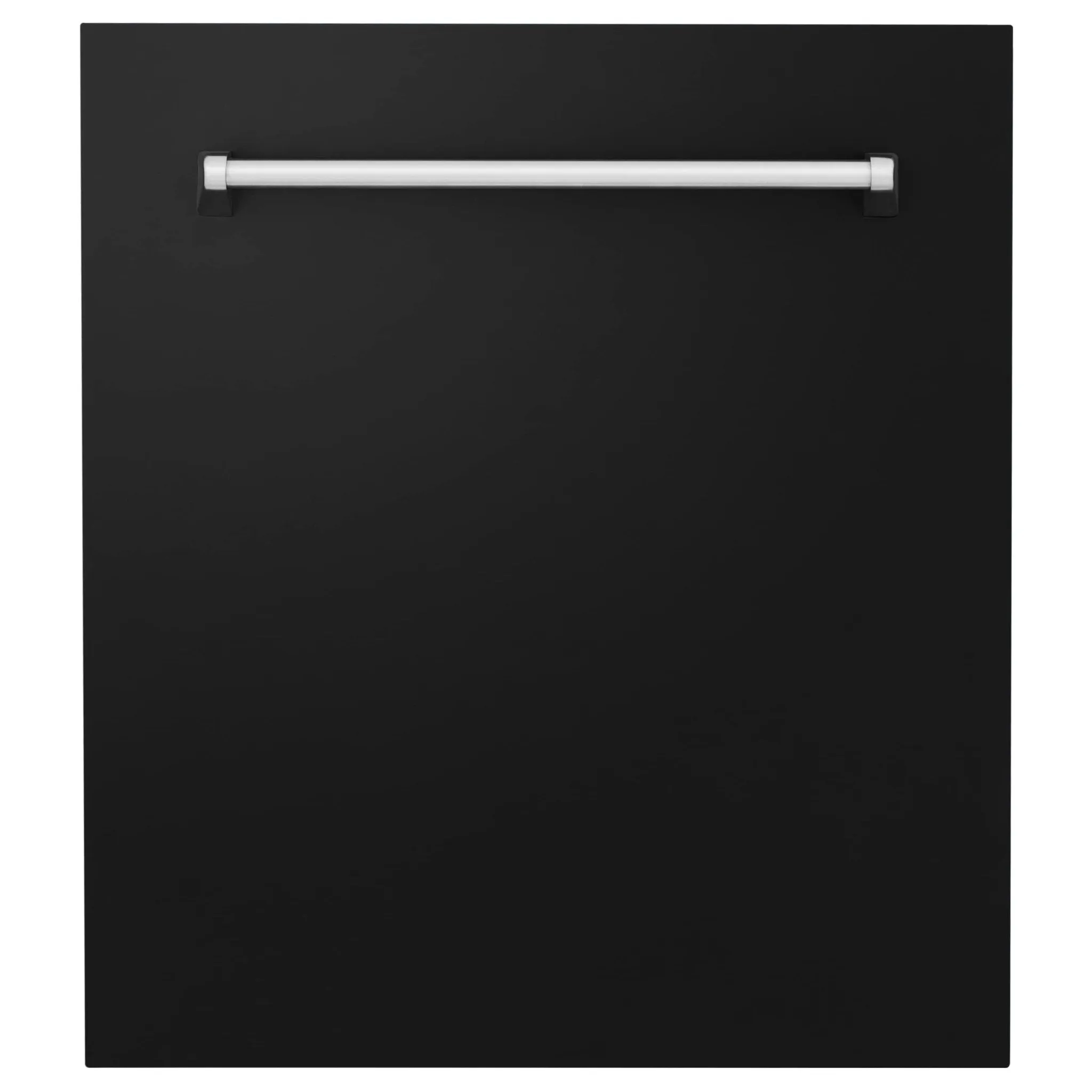 ZLINE 24-Inch Tallac Series 3rd Rack Dishwasher in Black Matte with Stainless Steel Tub, 51dBa (DWV-BLM-24)