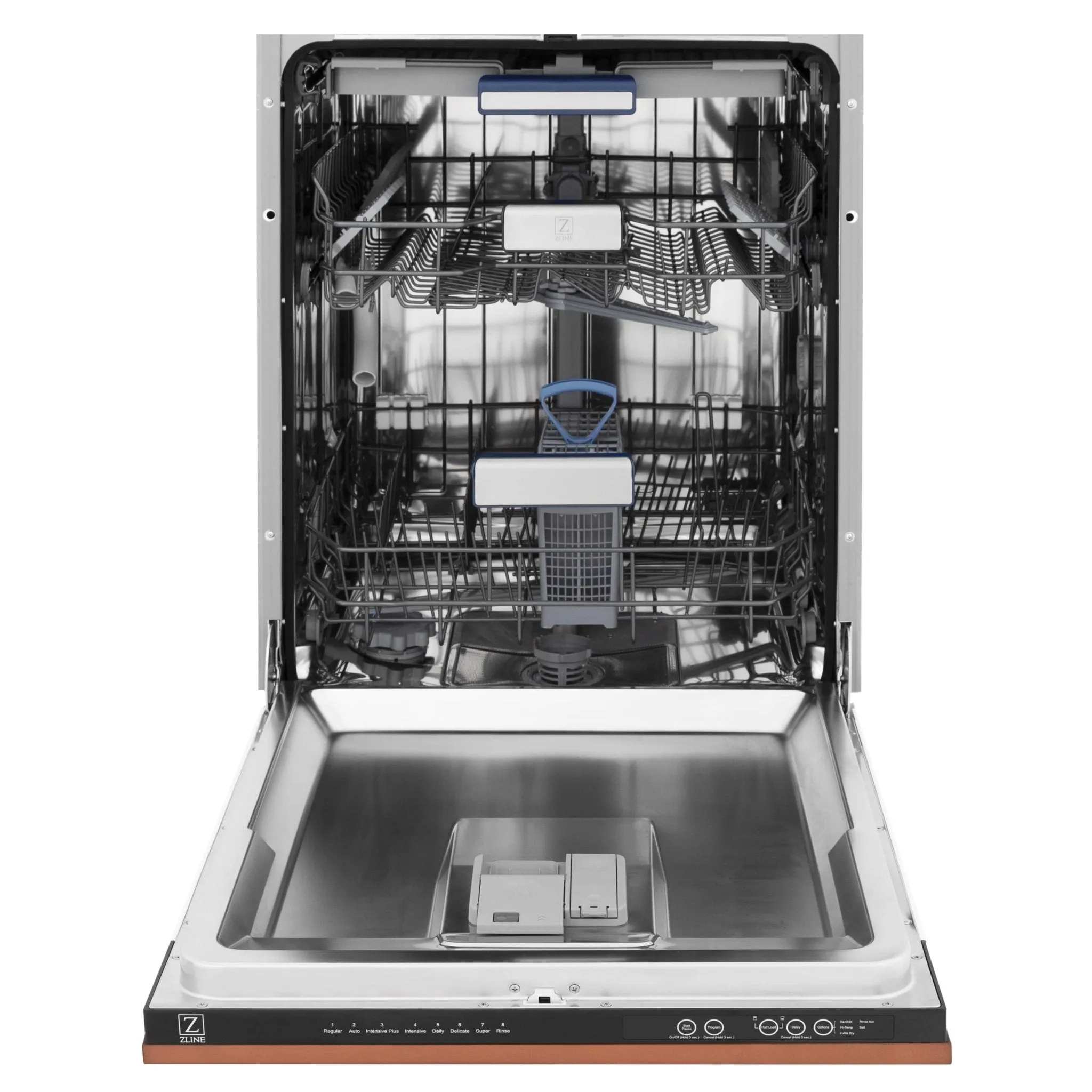 ZLINE 24-Inch Tallac Series 3rd Rack Dishwasher in Copper with Stainless Steel Tub, 51dBa (DWV-C-24)