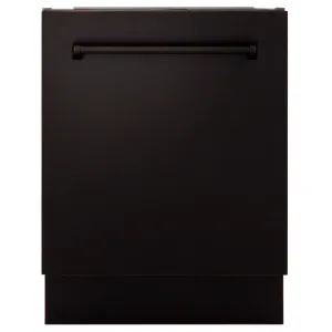 ZLINE 24-Inch Tallac Series 3rd Rack Dishwasher in Oil Rubbed Bronze with Stainless Steel Tub, 51dBa (DWV-ORB-24)