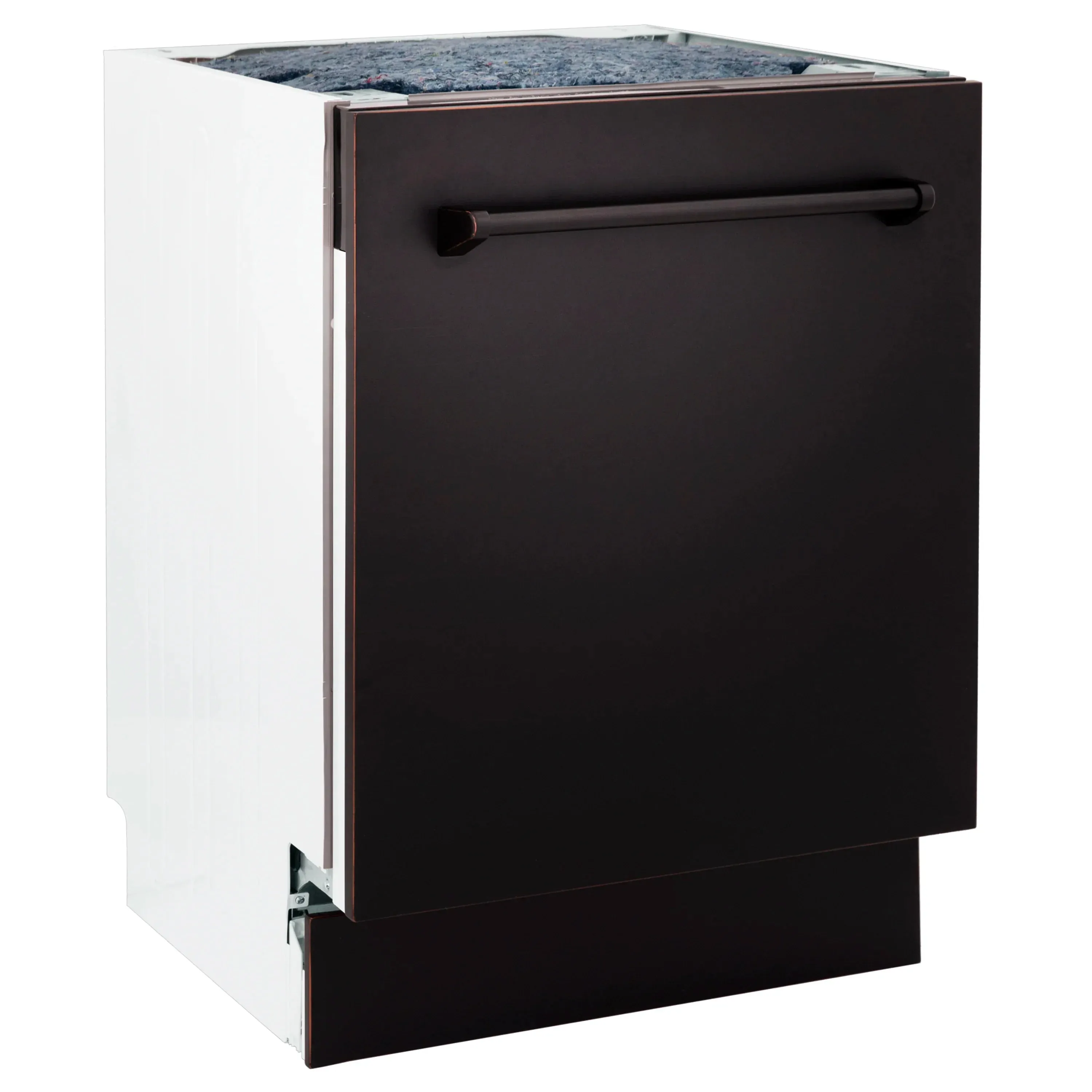 ZLINE 24-Inch Tallac Series 3rd Rack Dishwasher in Oil Rubbed Bronze with Stainless Steel Tub, 51dBa (DWV-ORB-24)