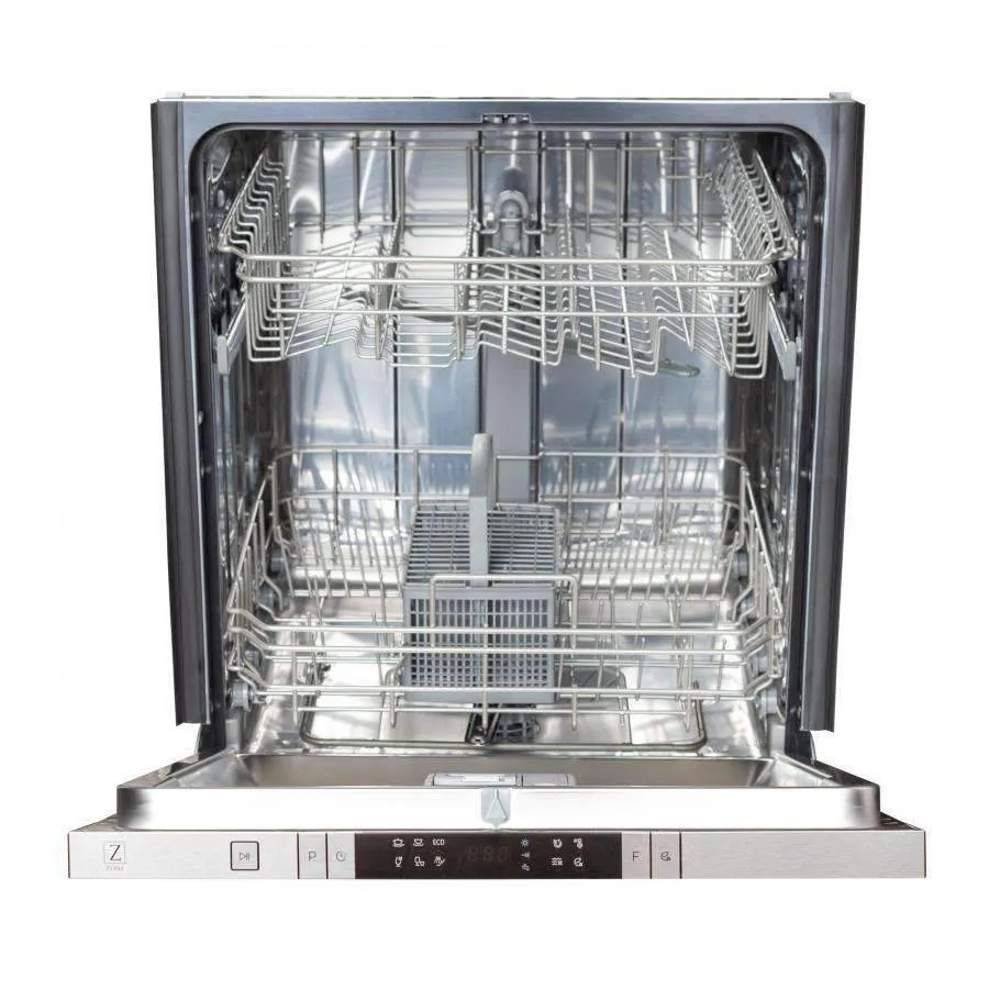 ZLINE 24-Inch Top Control Dishwasher in Unfinished Wood with Modern Style Handle (DW-UF-24)